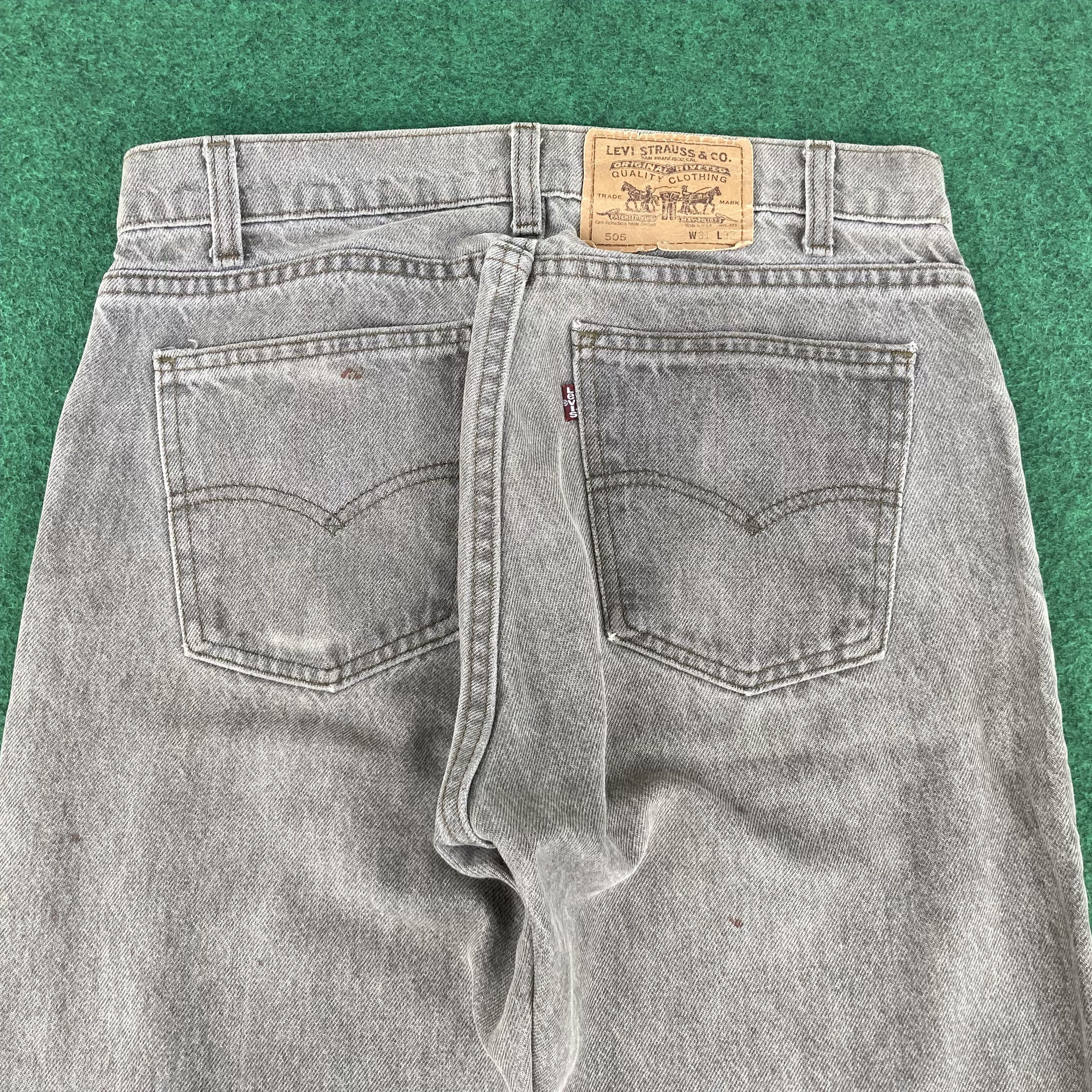 Levi's × Vintage Vtg Levis 505 Paint Faded Punk Sz 29 Grunge Jeans Size US 29 - 11 Thumbnail