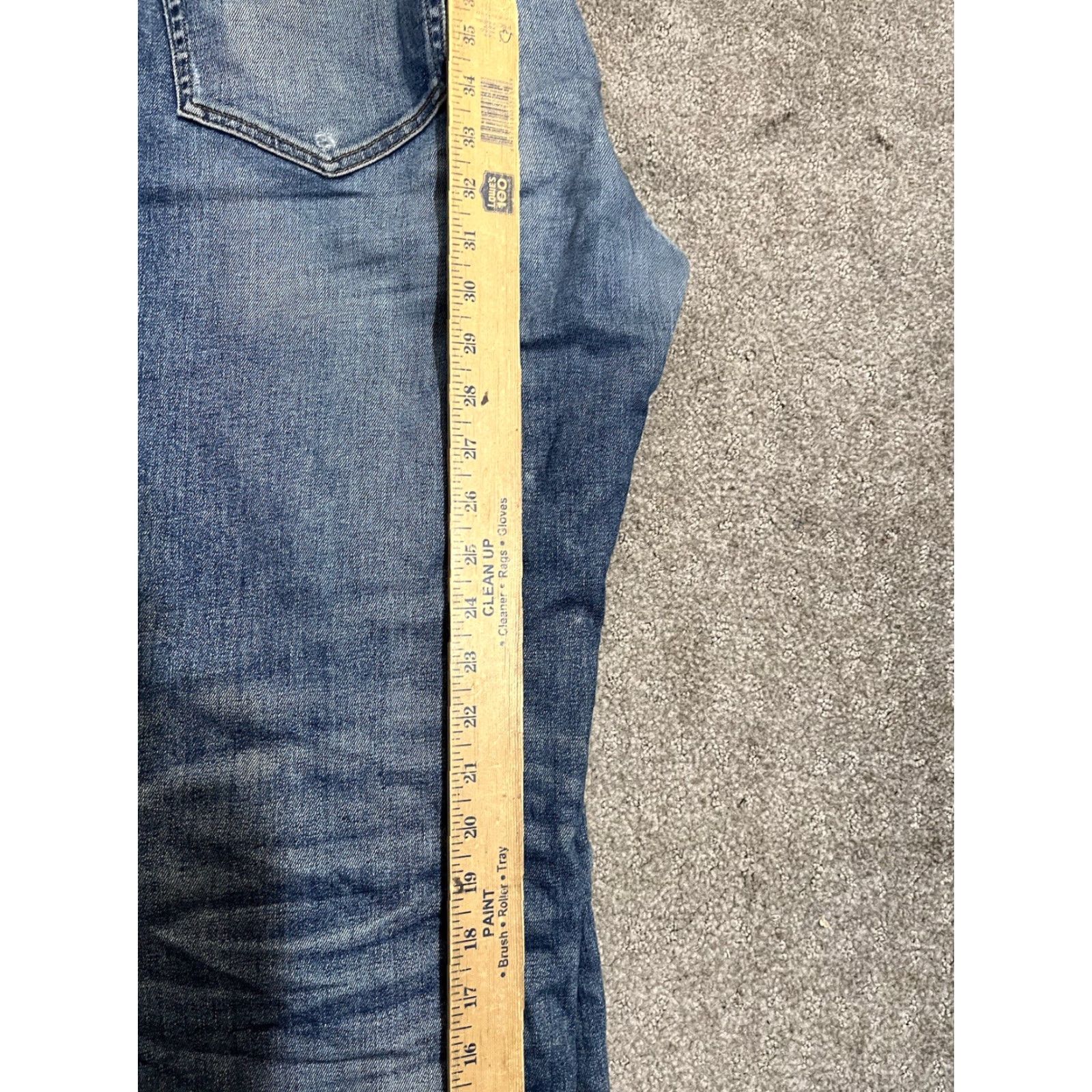 Vintage Joe's Jeans Classic Straight Jeans | Denim Blue Cotton Blend | Size 38 x 31 | 5-Pocket, Zipper Fly | Mid Rise, Stretch | Regular Length | Men Size US 38 / EU 54 - 7 Thumbnail