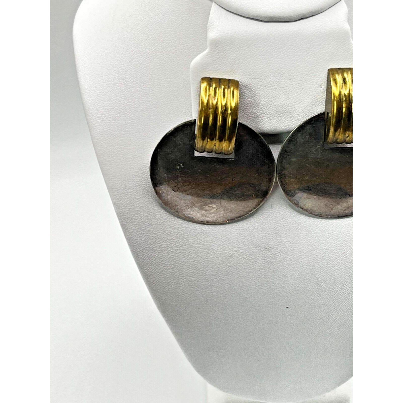Mexicana Mexican Silver Earrings TC-142 Large Clip-on 29g Size ONE SIZE - 2 Thumbnail