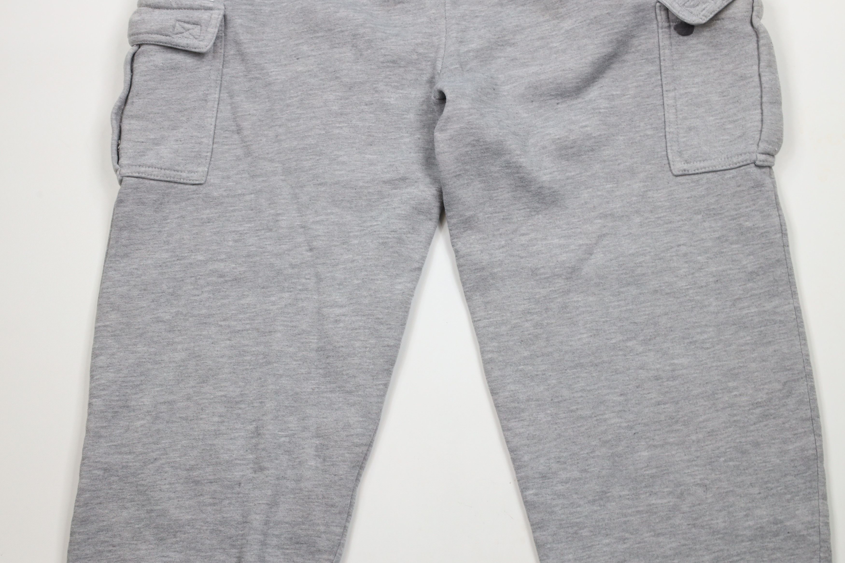 Vintage Vintage 90s Y2K Streetwear Wide Leg Cargo Sweatpants Gray Size US 40 / EU 56 - 14 Thumbnail