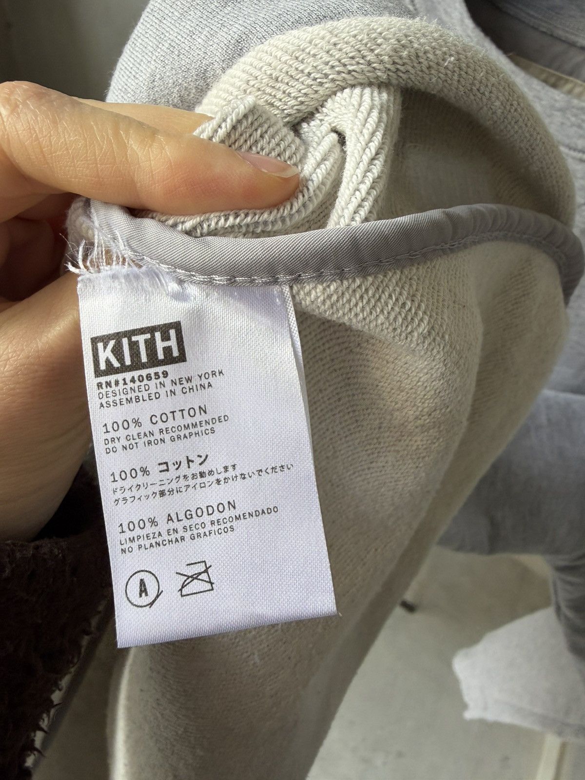Kith KITH sweatshirt dress dabble sleeve gray size S Size S / US 4 / IT 40 - 10 Thumbnail