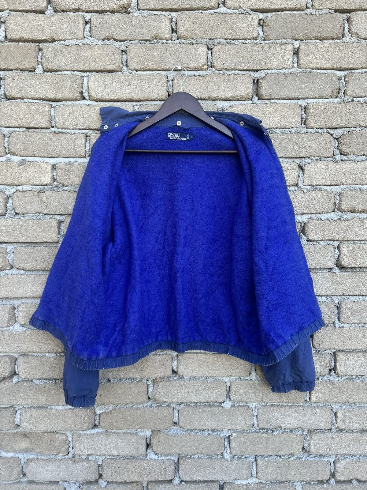 Polo Ralph Lauren Polo Ralph Lauren Zipper Jacket Distressed Size US L / EU 52-54 / 3 - 11 Thumbnail