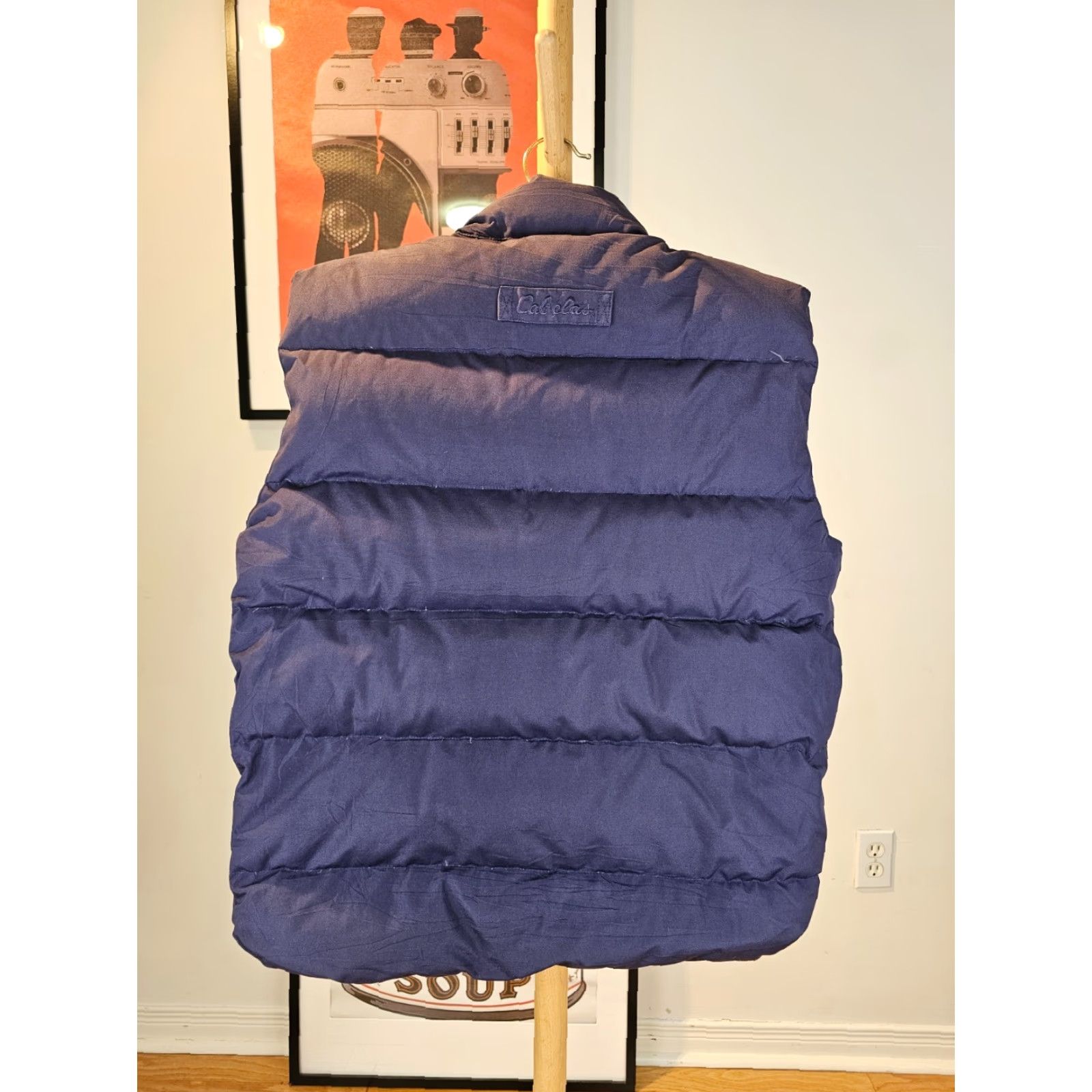 Vintage VINTAGE Cabela's BLUE DOWN VEST SZ MEDIUM Men Vest Size US M / EU 48-50 / 2 - 4 Thumbnail