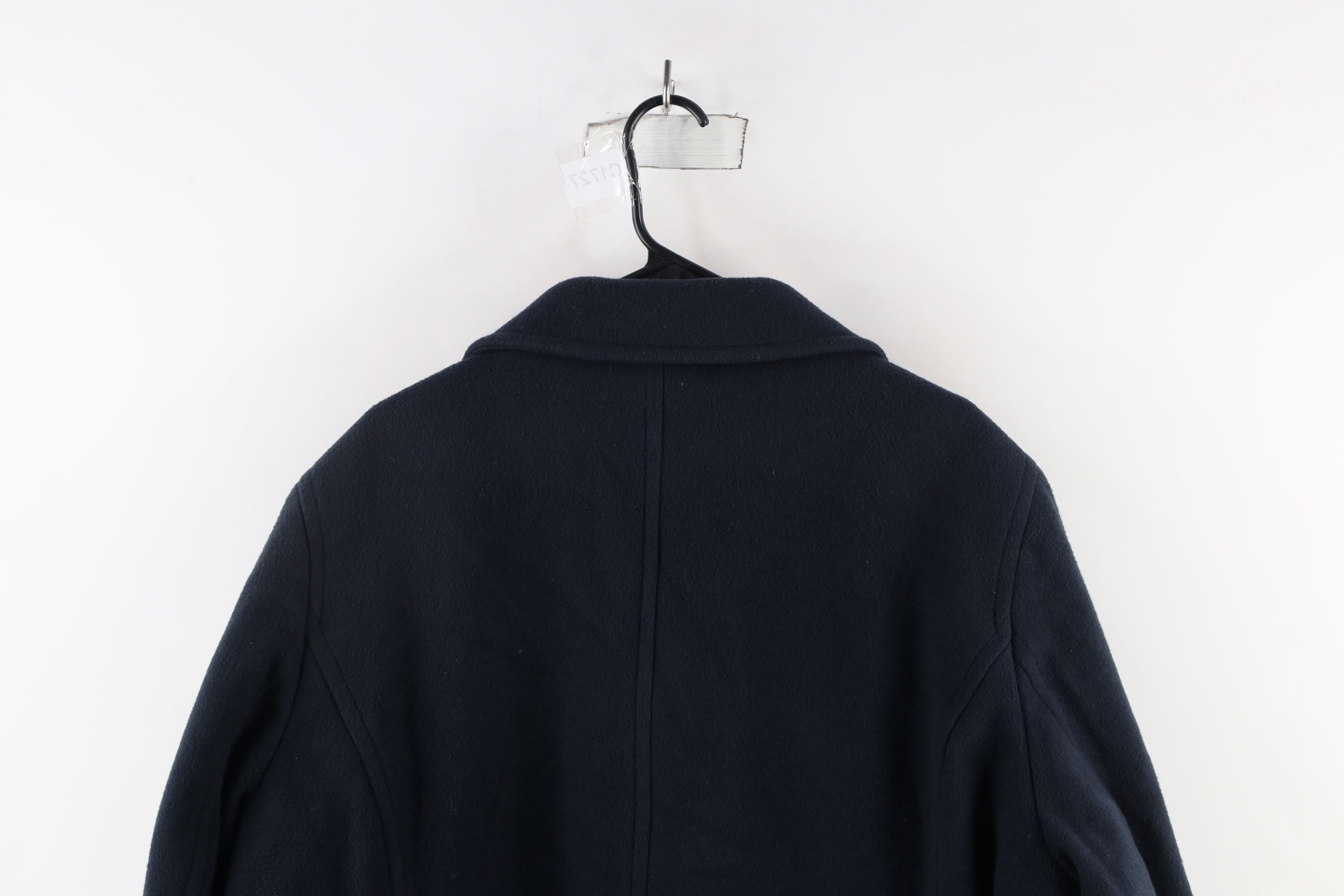 L.L. Bean × Vintage Vintage LL Bean Wool Naval Quilted Peacoat Jacket Navy Blue Size XXL / US 16-18 / IT 52-54 - 13 Thumbnail