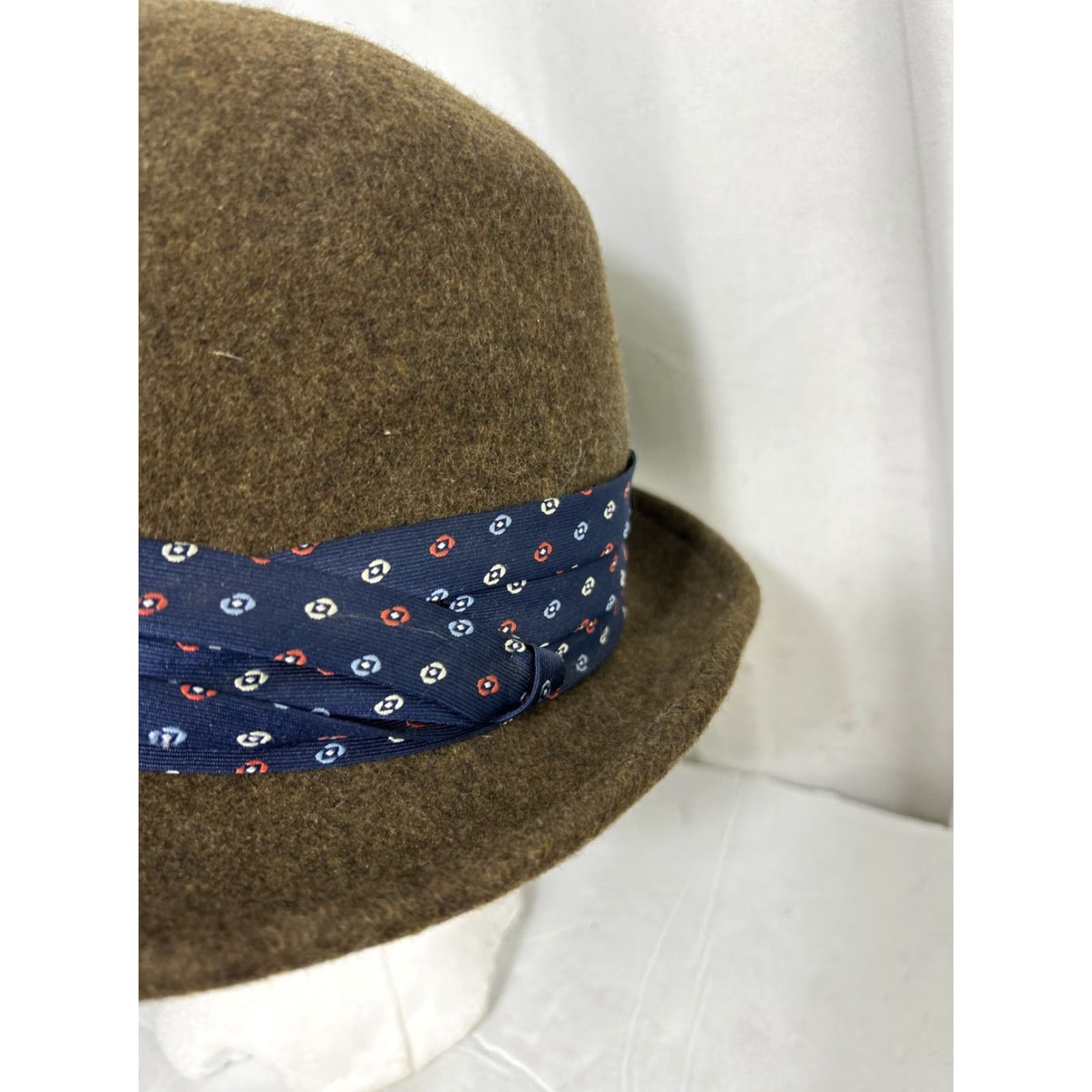 Christy\'s crown collection by Tony Merenda 100% wool hat dark blue Vintage Christy main image 3