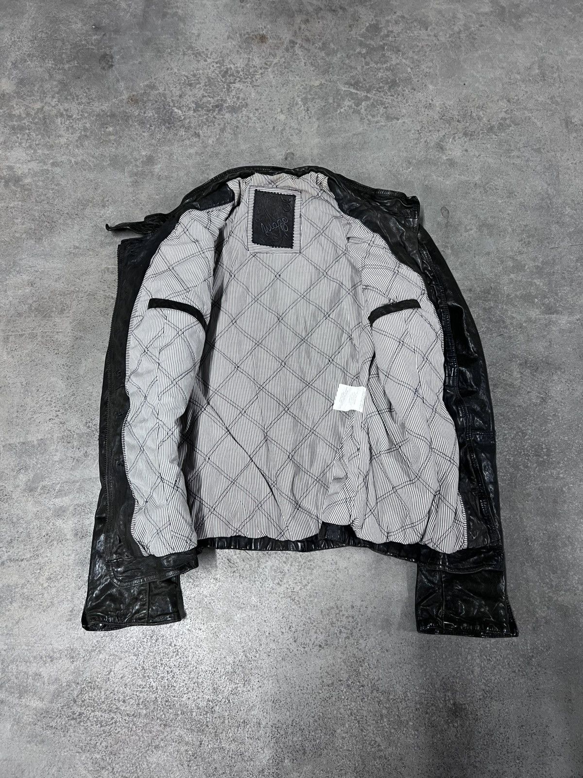 Hedi Slimane Napoleon Genuine Leather Indie Sleaze Asymmetrical Jacket Size M / US 6-8 / IT 42-44 - 5 Thumbnail
