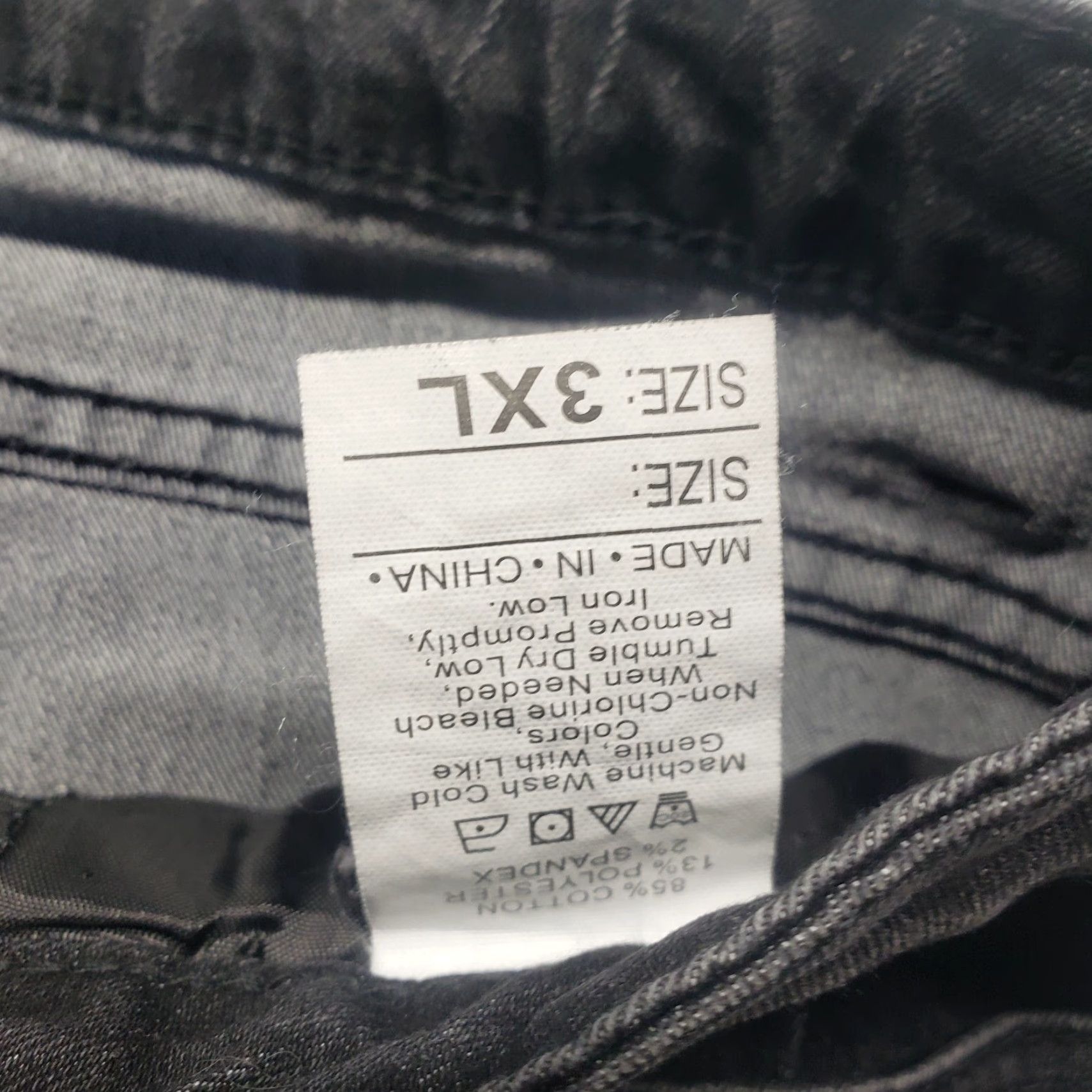 Denime Unbranded Denim Jeans Black Distressed/ Ripped Wide-Leg 3XL Women's Adult Pants Jeans Womens 3XL Black Distressed Wide-Leg Jeans Size 40" / US 18 - 5 Thumbnail