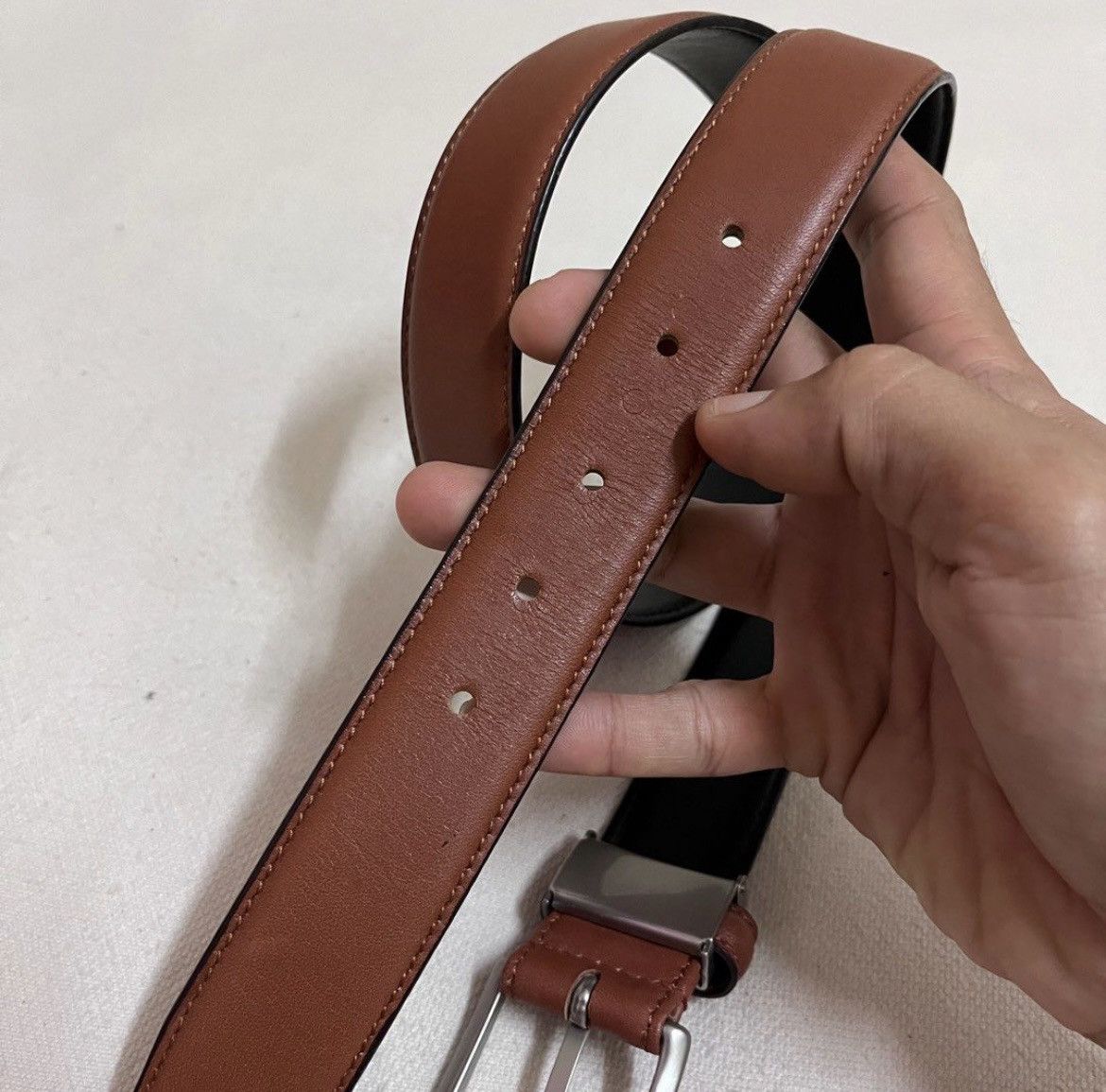 Issey Miyake IM product Leather Belt Vintage Size ONE SIZE - 3 Thumbnail