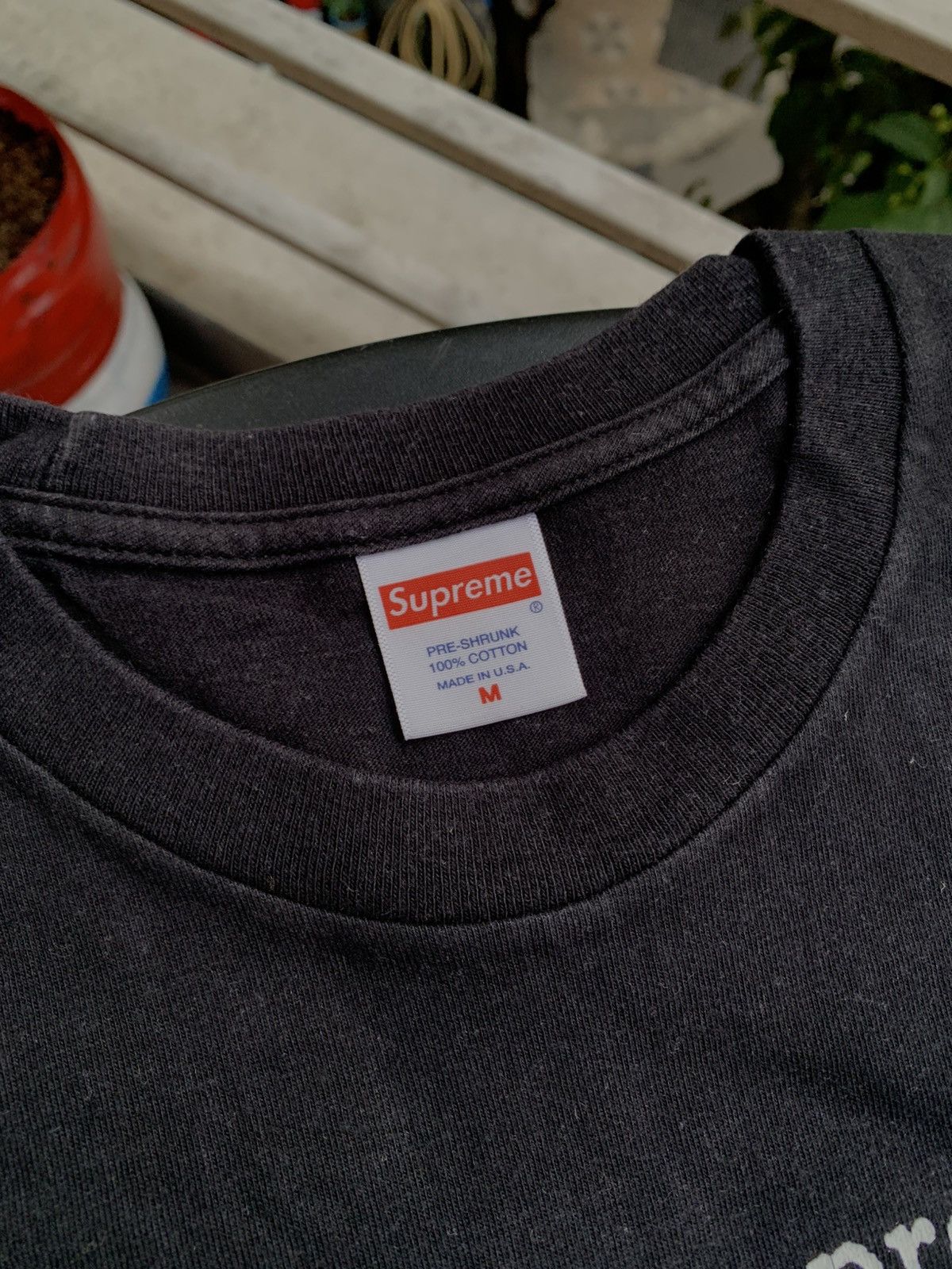 Supreme Supreme F the President Black Tee Size M Size US M / EU 48-50 / 2 - 3 Thumbnail