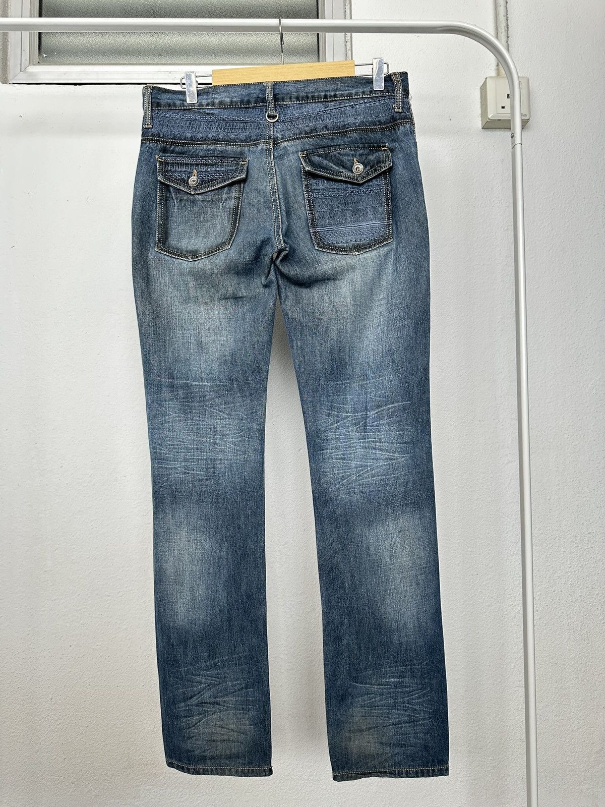 semanticdesign 2013FW Semanticdesign - jrock sashiko skull jeans Size US 32 / EU 48 - 11 Thumbnail