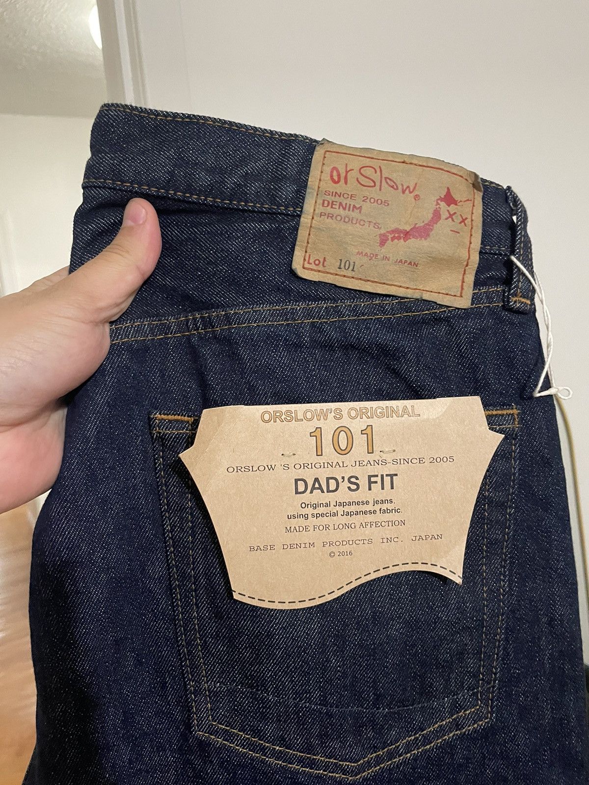 image of Orslow 101 Dad Fit in Denim, Men's (Size 34)