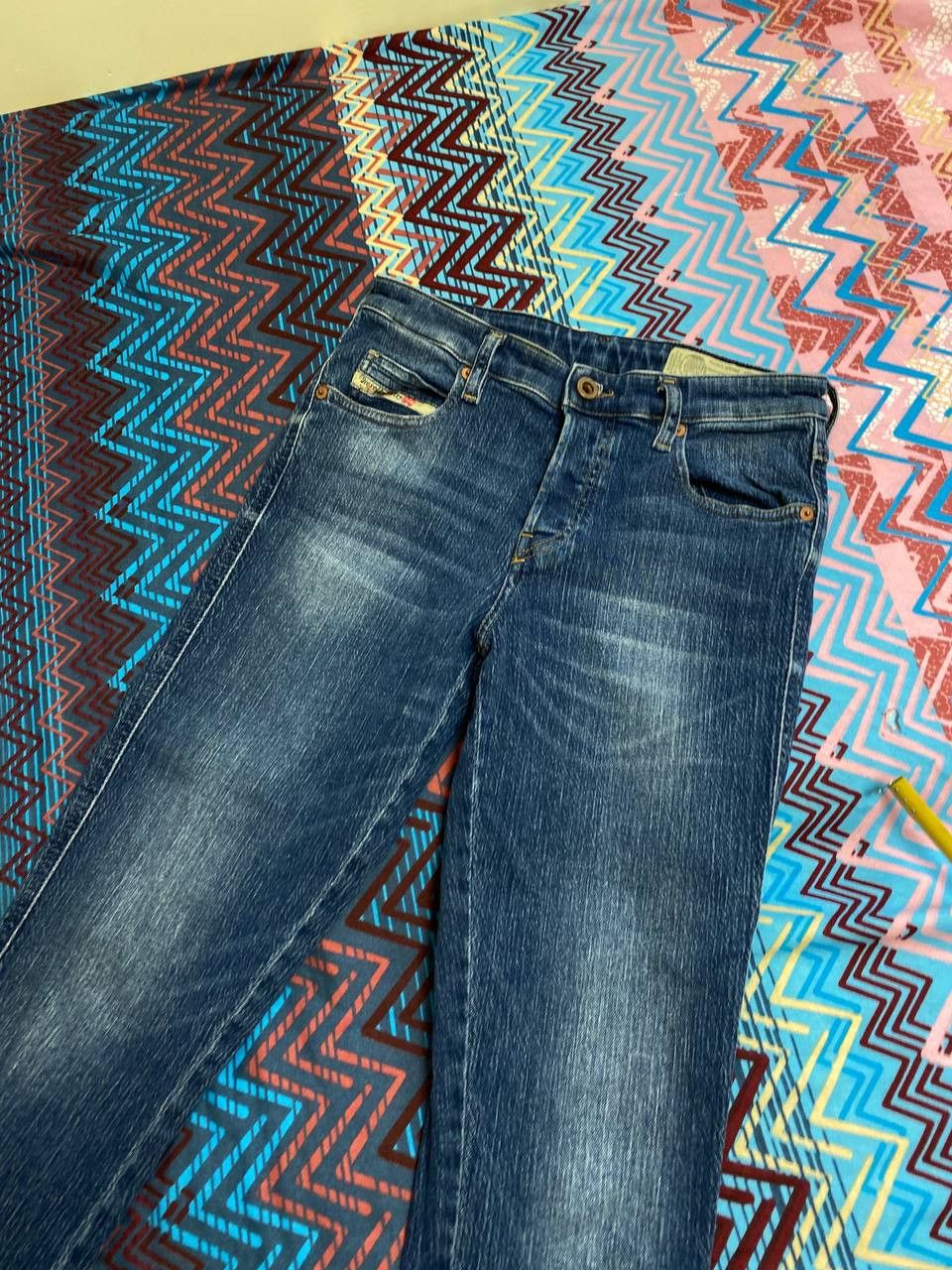 Diesel blue jeans pants DIESEL BABHILA Y2K slim-skinny vintage Size 26" / US 2 / IT 38 - 7 Thumbnail