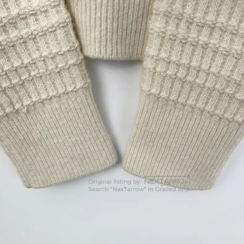 Chanel Chanel Beige three-dimensional relief flower knitted sweat Size XS / US 0-2 / IT 36-38 - 5 Thumbnail