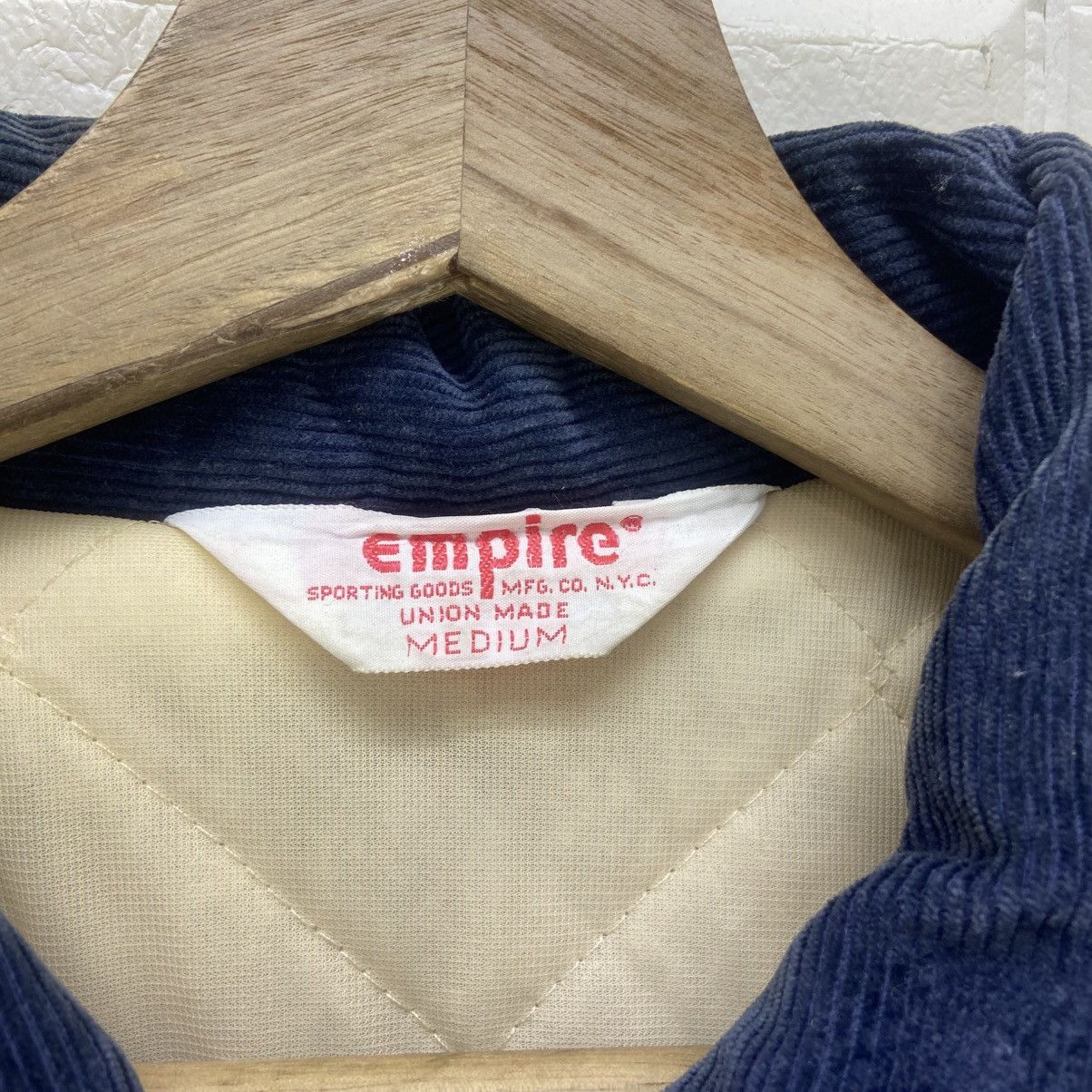70s Empire Sporting Goods Union Made Corduroy Bomber