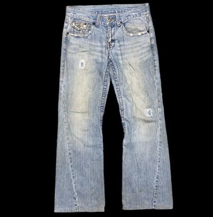 Japanese Brand FLARE TWIST DENIM Size US 32 / EU 48 - 1 Thumbnail