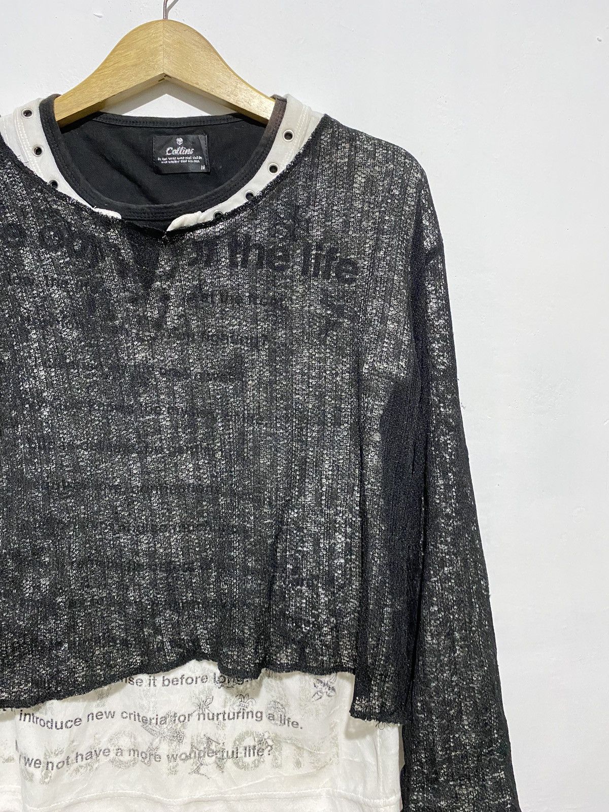 Hysteric Glamour × Japanese Brand Japanese unkwn fishnet cropped mesh cdg style Size US M / EU 48-50 / 2 - 2 Thumbnail