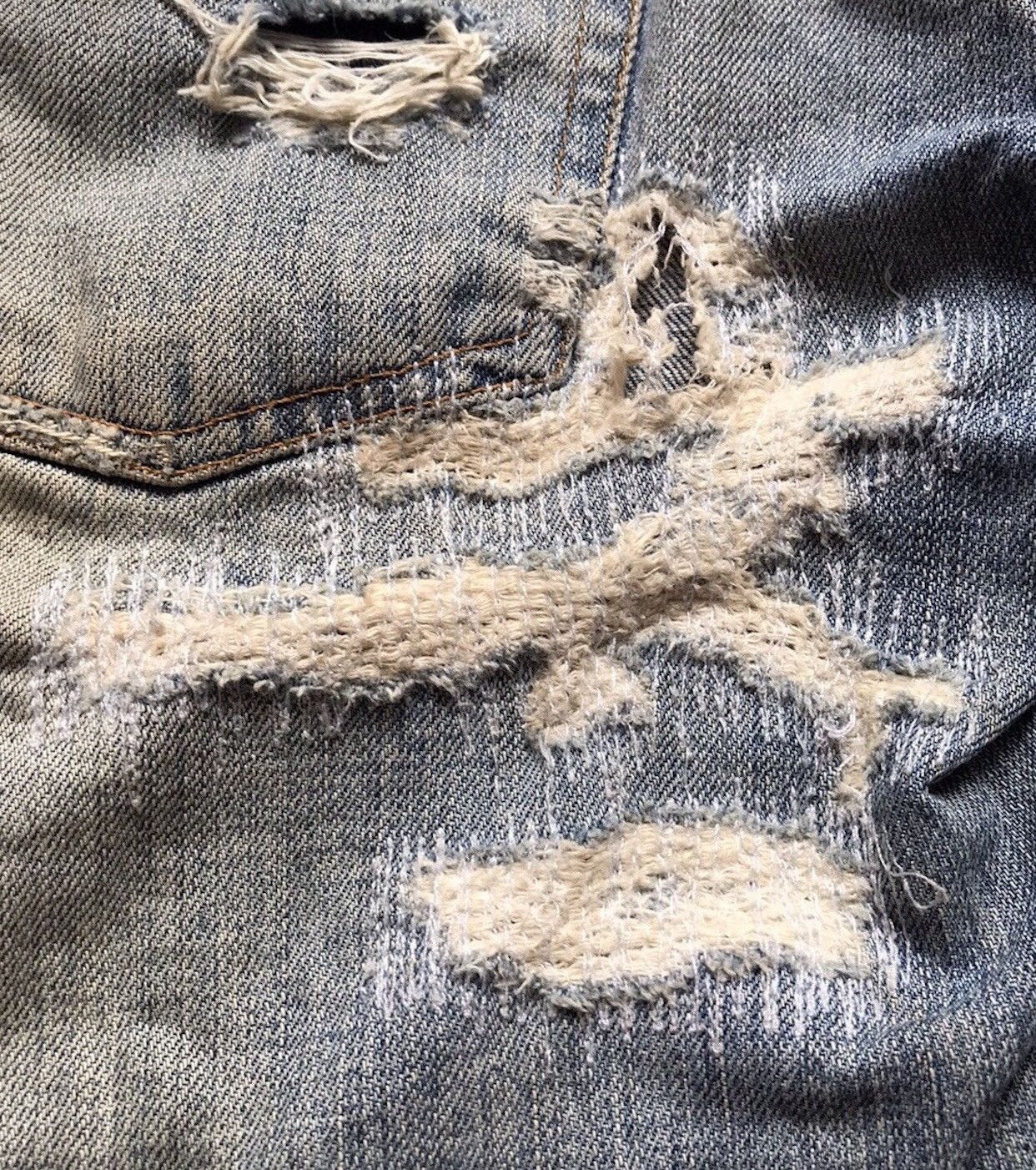 Dolce & Gabbana DOLCE&GABBANA CRASH DAMAGED DISTRESSED JEANS Size US 31 - 7 Thumbnail