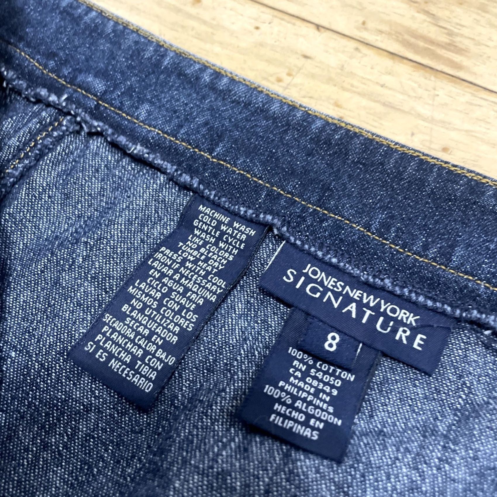 Jones New York VINTAGE Jones New York Sport Denim Maxi Skirt Women 8 Pockets Snap Front 90s Blue Size 30" / US 8 / IT 44 - 6 Thumbnail