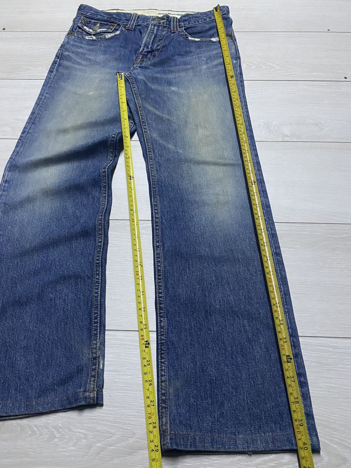 PPFM × The Smiths Vintage Perfomance Ppfm Custom Distressed Jeans Size US 32 / EU 48 - 15 Thumbnail