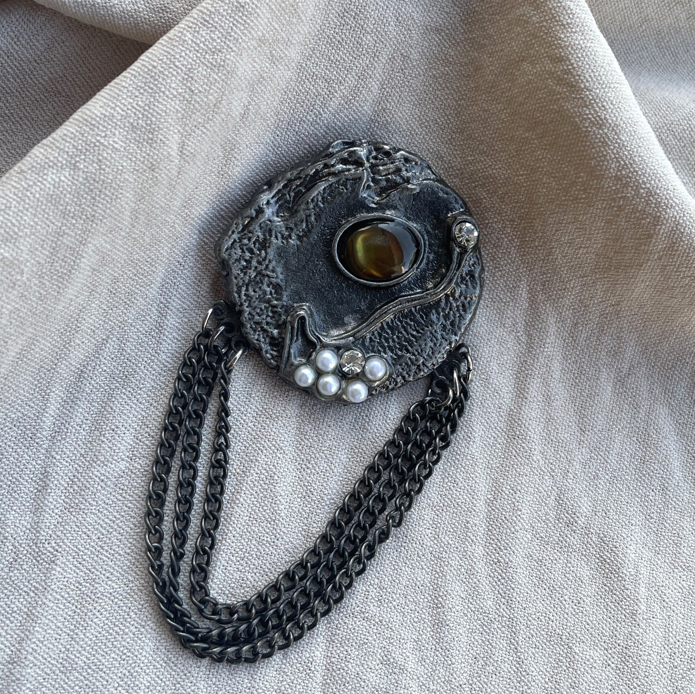 Other Victorian Steampunk Brooch Size ONE SIZE - 6 Thumbnail