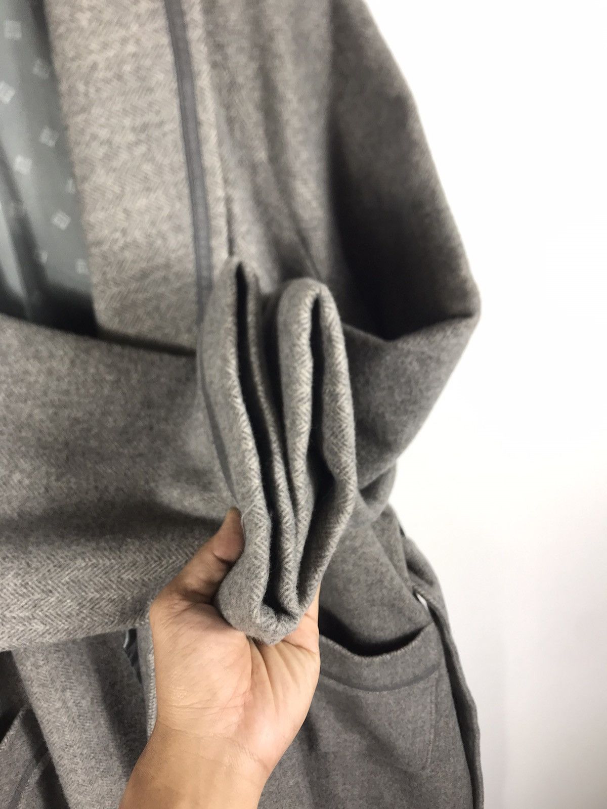 Pierre Balmain ⚡️Vintage Pierre Balmain Herringbone Bathrobe House Coat Size US M / EU 48-50 / 2 - 8 Thumbnail