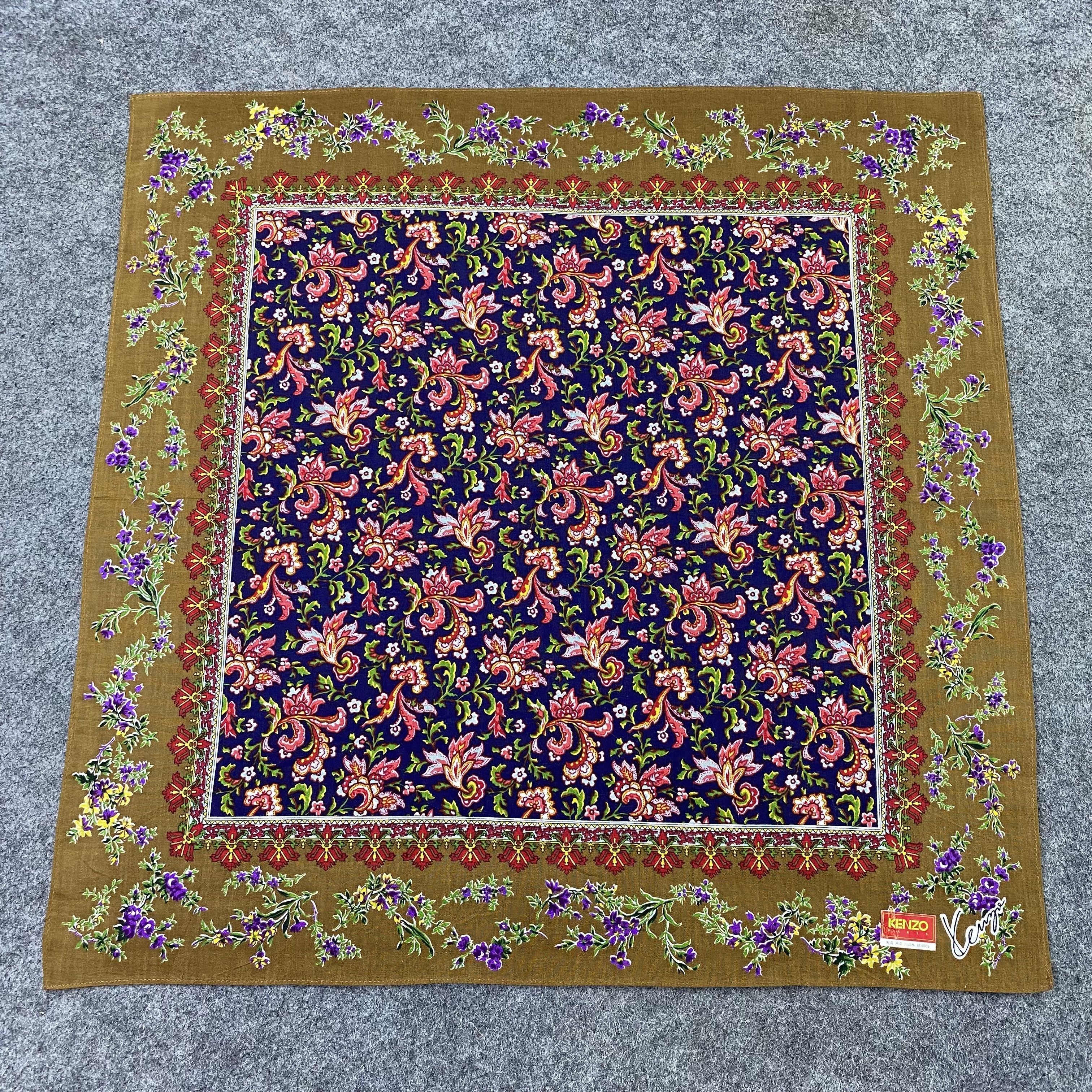 Kenzo Kenzo Handkerchief Neckerchief Bandana-B1599 Size ONE SIZE - 3 Thumbnail