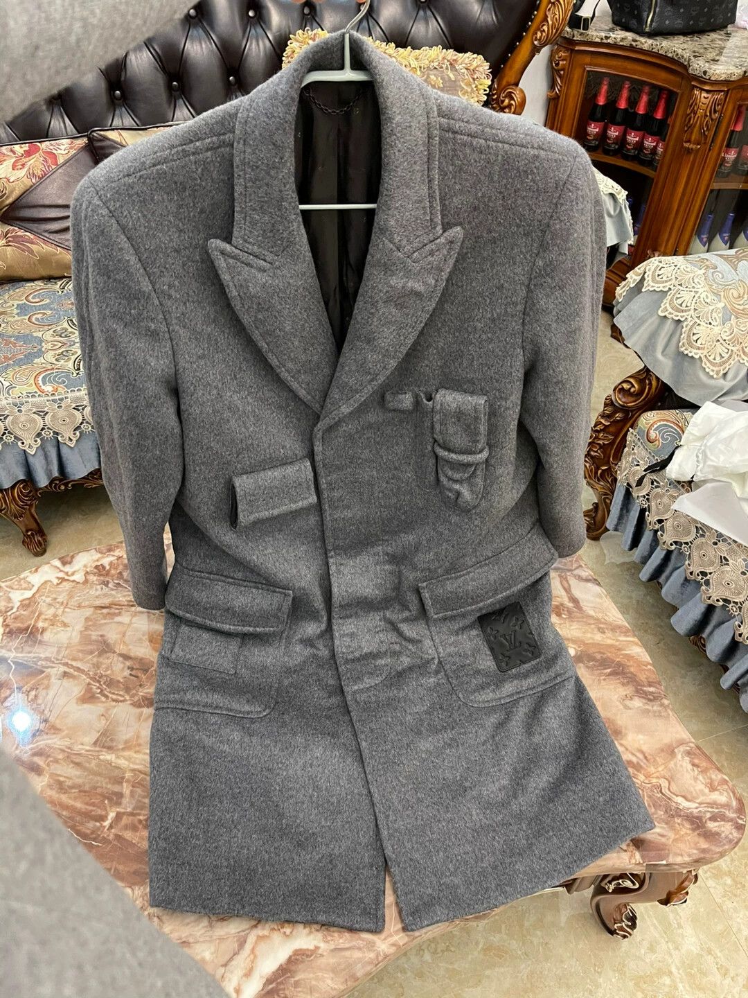 Louis Vuitton LV Men's Wool Overcoat New Runway Style New Without Tags XL Size US XL / EU 56 / 4 - 1 Thumbnail