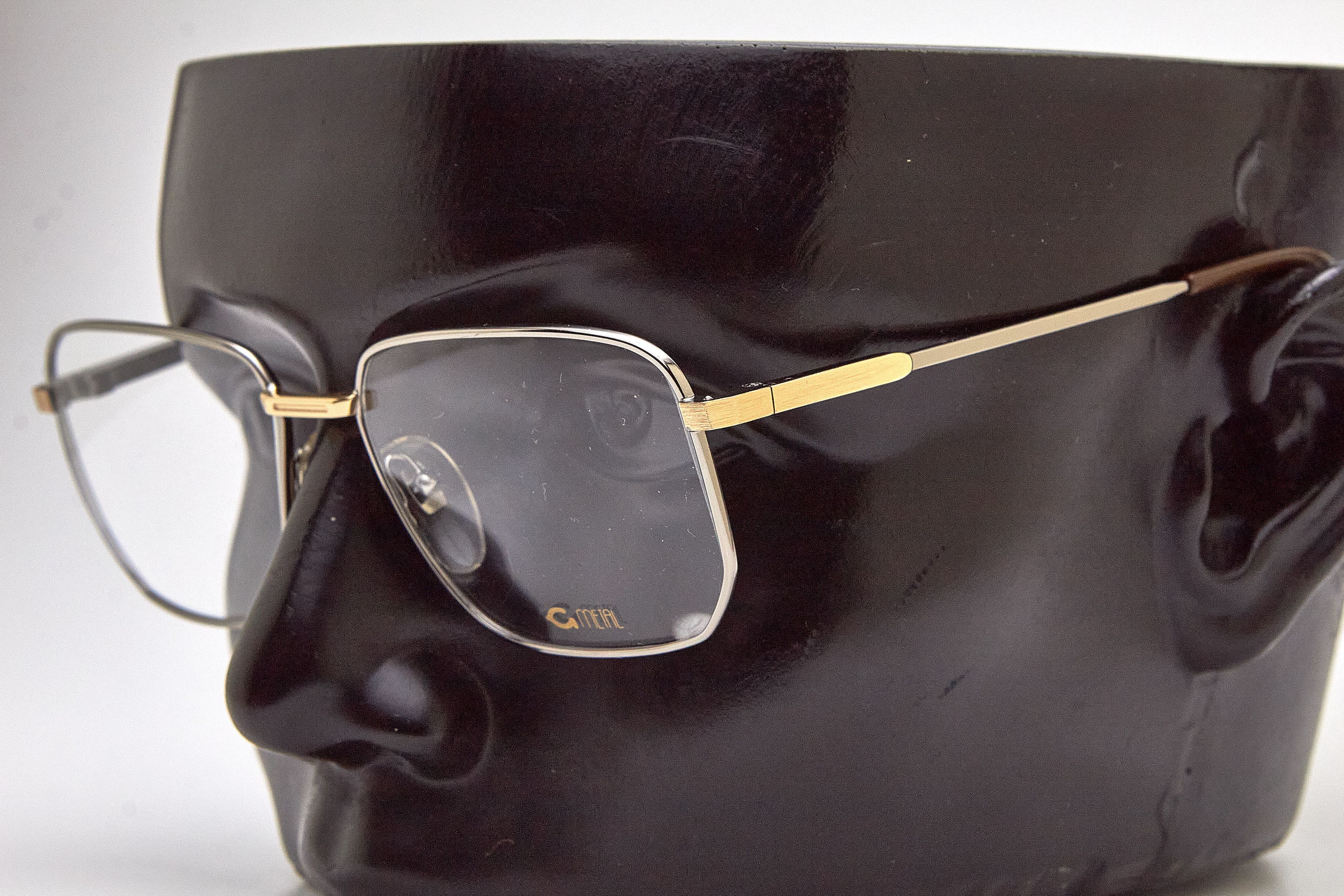 Vintage Old Money GRASSET Gold&Silver Rectangular Quiet Lux Specs Size ONE SIZE - 8 Thumbnail