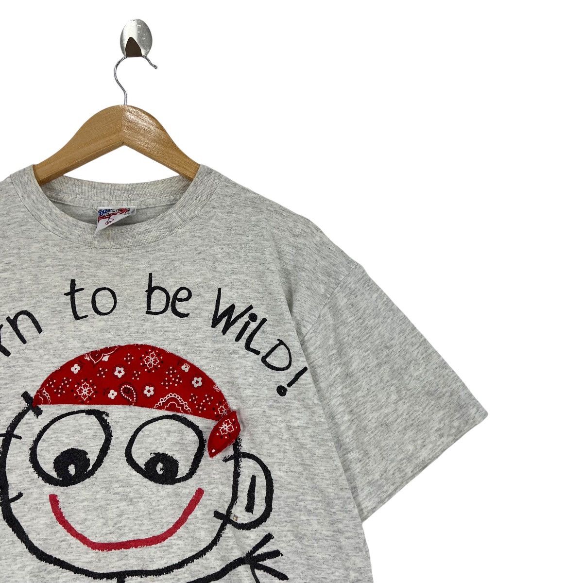 Vintage Vintage 90s DANNY FIRST USA Born To Be Wild T-Shirt Size US L / EU 52-54 / 3 - 4 Thumbnail