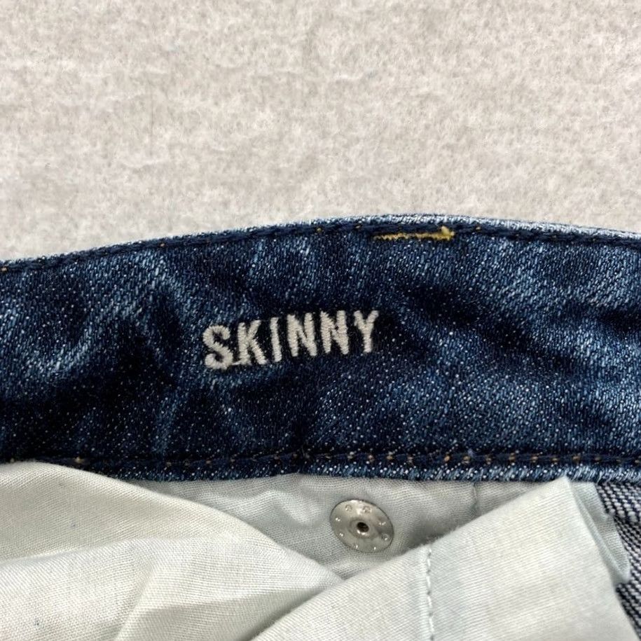 American Eagle Outfitters American Eagle Outfitters Skinny Jeans Women's 6 Short Dark Wash Stretch Denim Pants Blue 5-Pocket Design Slim Rise Low Denim Jeans Size 30" / US 8 / IT 44 - 5 Thumbnail