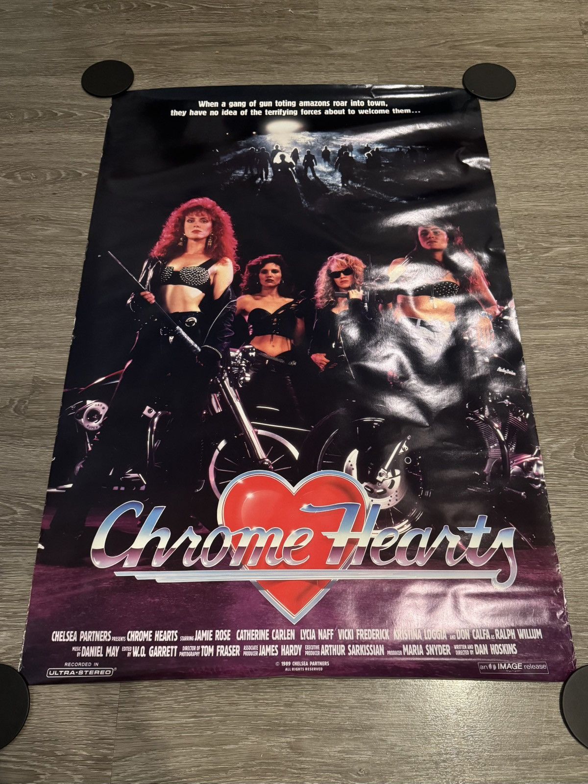 Chrome Hearts Chrome Hearts 1989 Working Title Original Theater Poster Art Size ONE SIZE - 1 Thumbnail