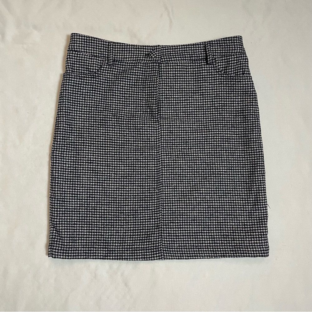 Other New Cupcakes and Cashmere Houndstooth Wool Blend Mini Skirt Size 26" / US 2 / IT 38 - 3 Thumbnail