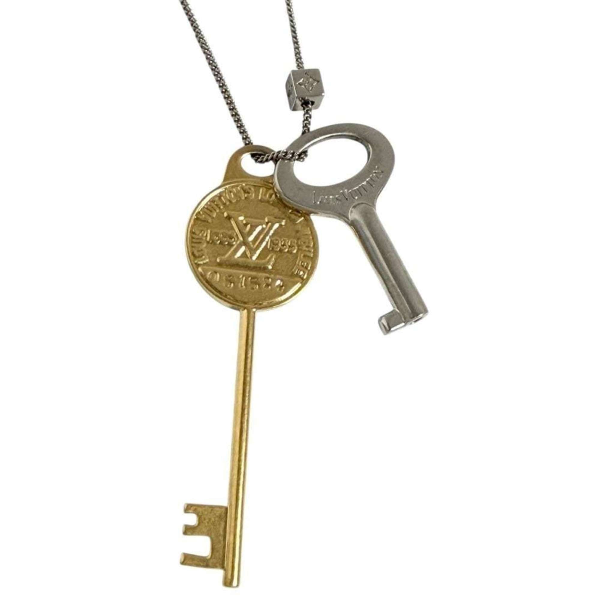 Louis Vuitton Louis Vuitton Collier LV Key Pendant Necklace for Men and Women Size ONE SIZE - 1 Thumbnail