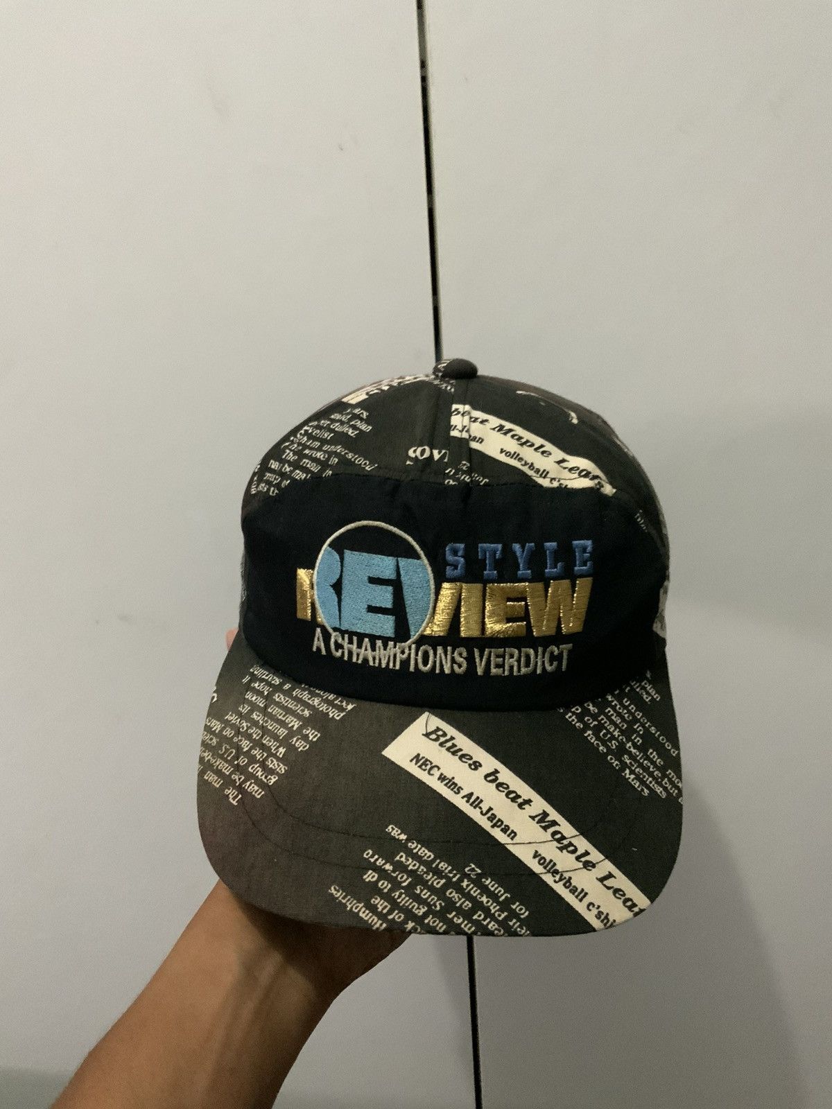 Japanese Brand Review Archive Style Fade Zipper Hat Cap Size ONE SIZE - 1 Thumbnail