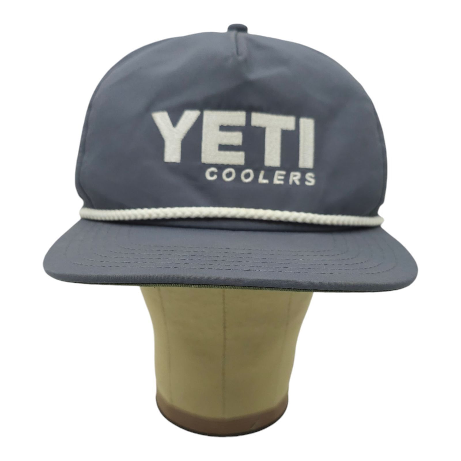 Yeti Yeti Coolers Rope Braid Embroidered Logo Gray Snapback Cap Size ONE SIZE - 10 Thumbnail