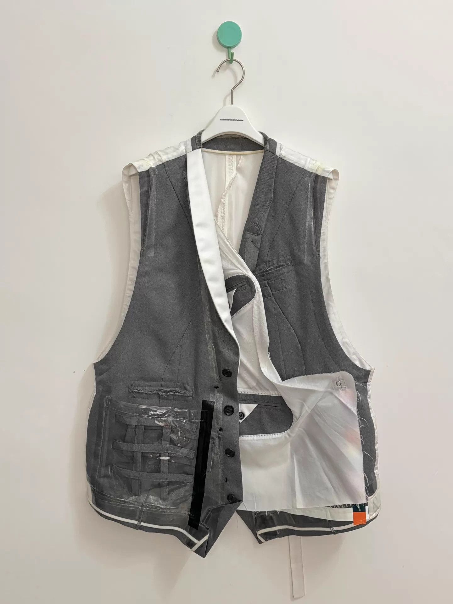 Takahiromiyashita The Soloist. TTS complex cut jacket yellowish inner collar 48 Size US M / EU 48-50 / 2 - 1 Thumbnail