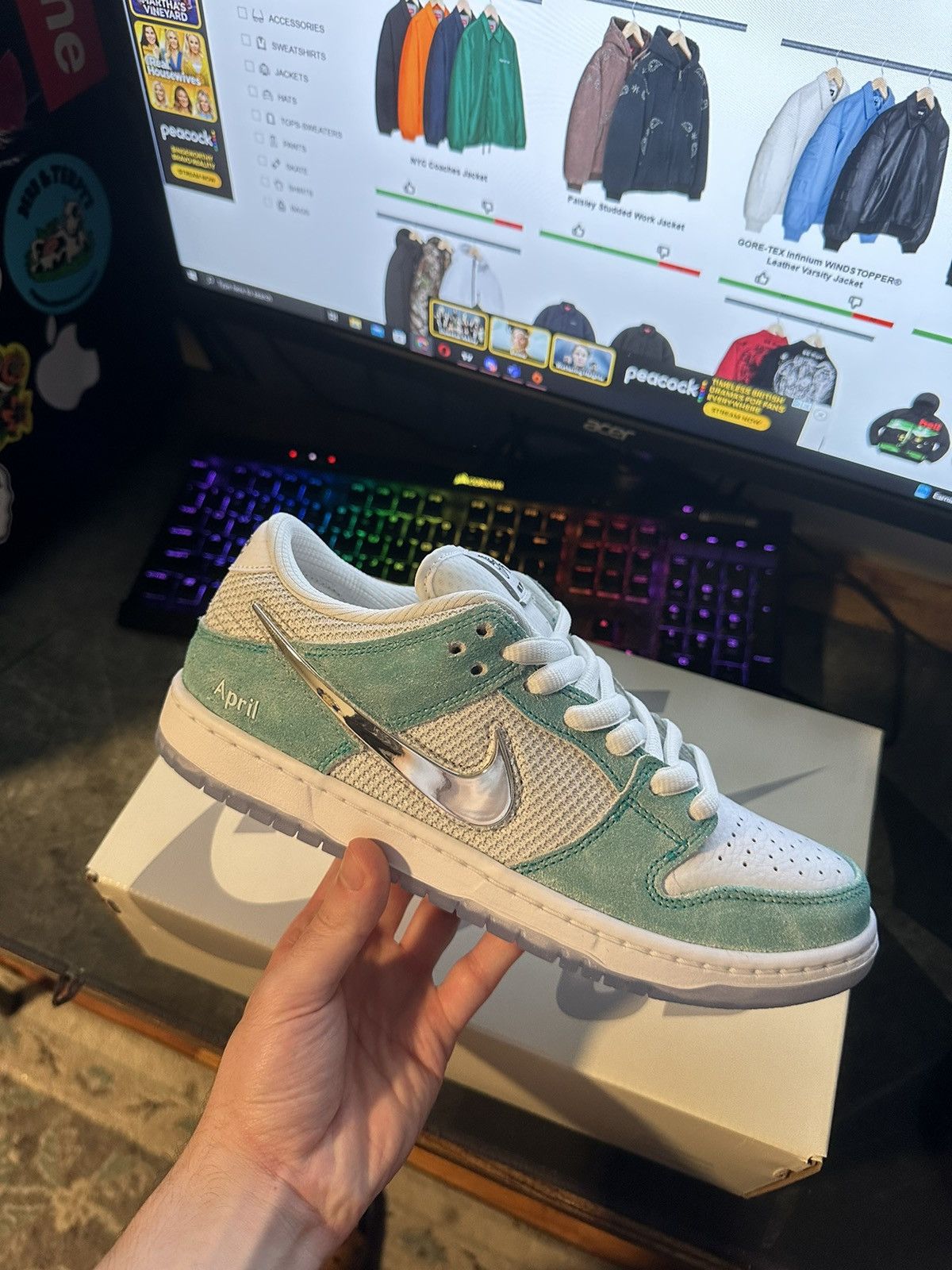 Nike NIKE SB DUNK LOW APRIL SKATEBOARDS Size US 7.5 / EU 40-41 - 5 Thumbnail