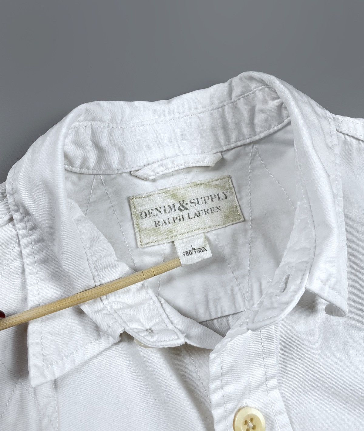 Ralph Lauren Denim & Supply Ralph Lauren White Multipocket Shirt Size L Size US M / EU 48-50 / 2 - 16 Thumbnail