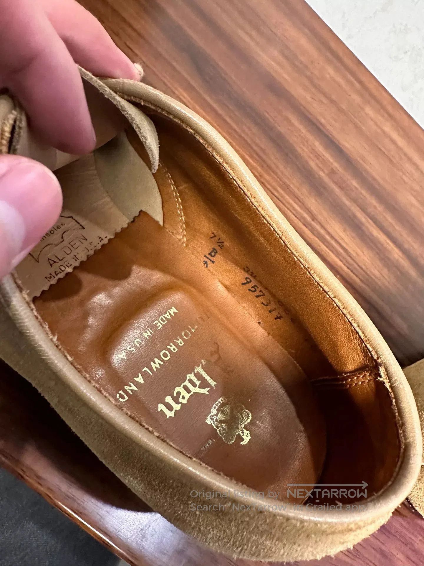 Alden Alden Suede Dover 95731F. Size US 7.5 / EU 40-41 - 8 Thumbnail