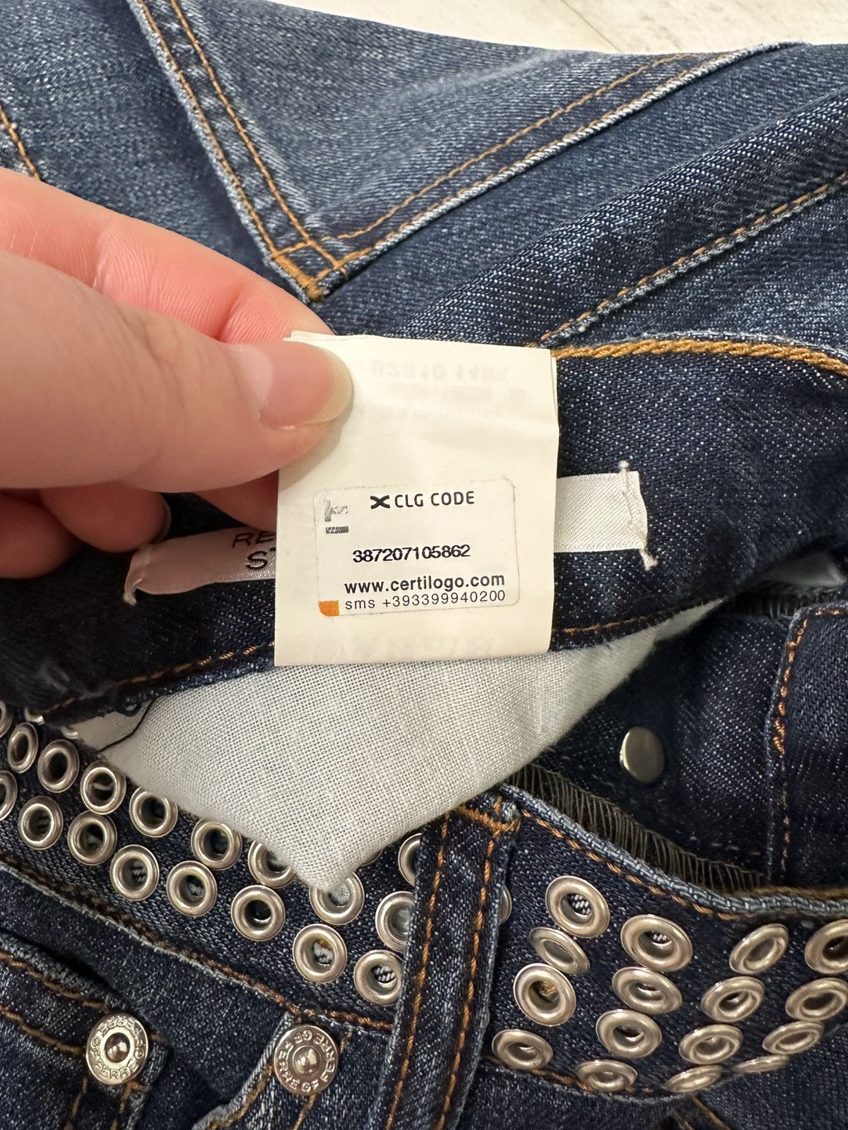 Gianfranco Ferre Gianfranco Ferre studded jeans y2k Size US 33 - 11 Thumbnail