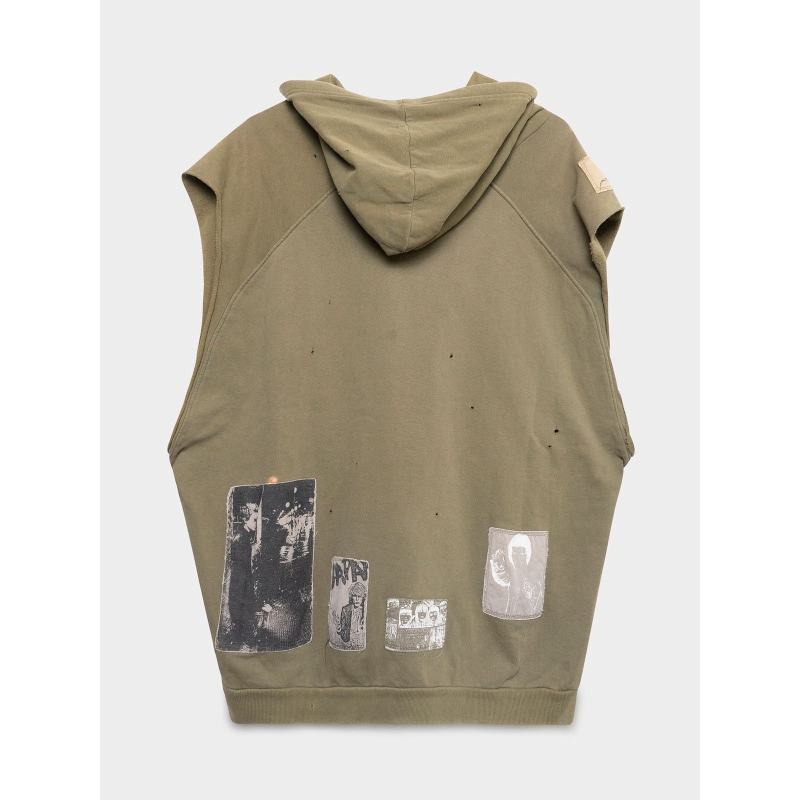 Raf Simons SS01 'Riot' Sleeveless Hoodie Size US S / EU 44-46 / 1 - 2 Thumbnail