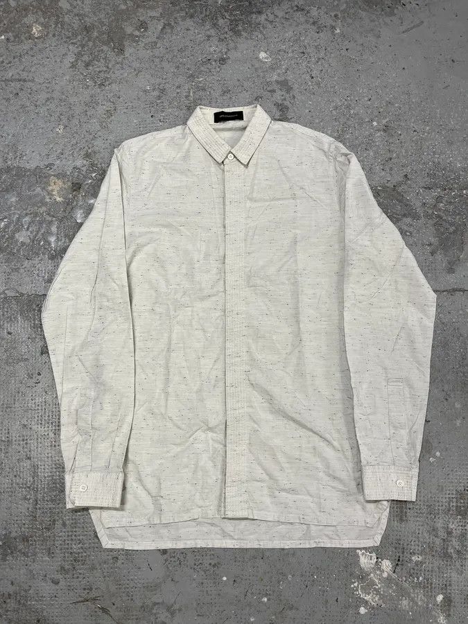Kris Van Assche × Vintage Kris Van Assche Minimalist Pure Grained Shirt Size US M / EU 48-50 / 2 - 3 Thumbnail