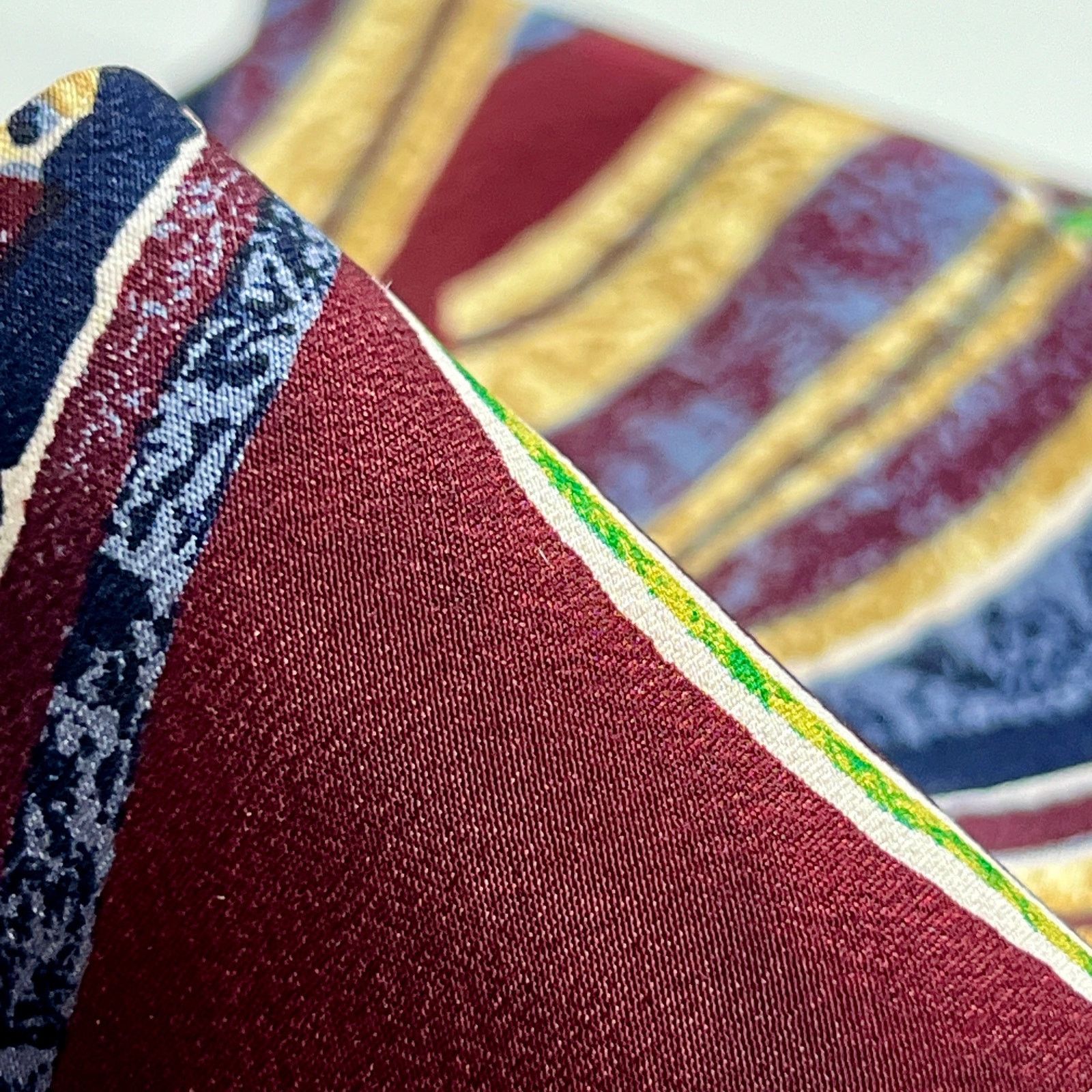 Pierre Balmain Pierre Balmain Men's Tie Blue Red 100% Silk Made In Italy Size ONE SIZE - 5 Thumbnail
