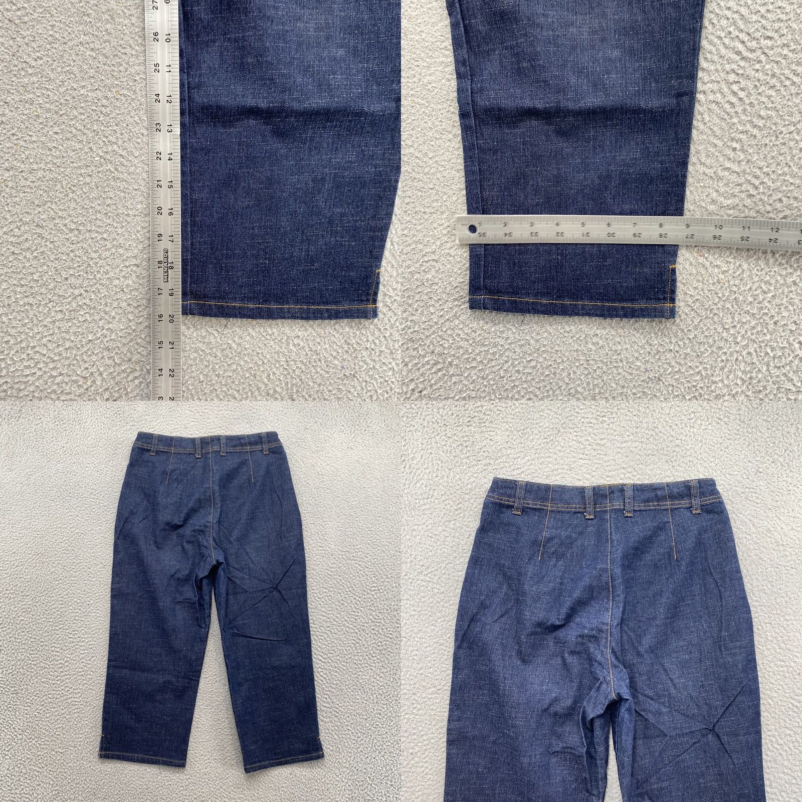 Gloria Vanderbilt VINTAGE Gloria Vanderbilt Women’s Jeans Capri Dark Wash Size 6 Blue Denim Capri Womens Size 28" / US 6 / IT 42 - 8 Thumbnail