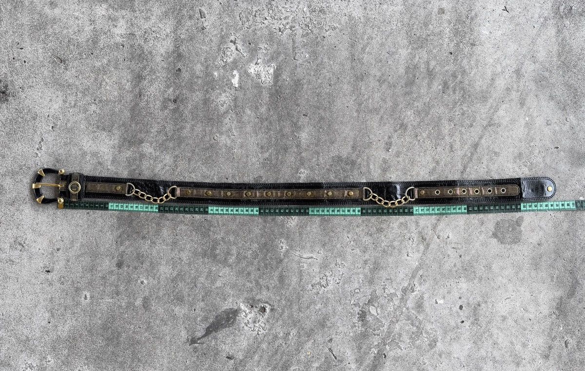 Japanese Brand Egoist Studed N Chains Belt Size ONE SIZE - 9 Thumbnail