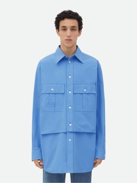Bottega Veneta cotton double layer shirt Size US XL / EU 56 / 4 - 1 Preview