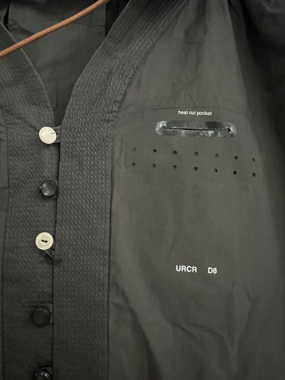 Jun Takahashi SS10 UCR Less but Better Prototype Runway Leather Smock Jkt Size US M / EU 48-50 / 2 - 5 Thumbnail