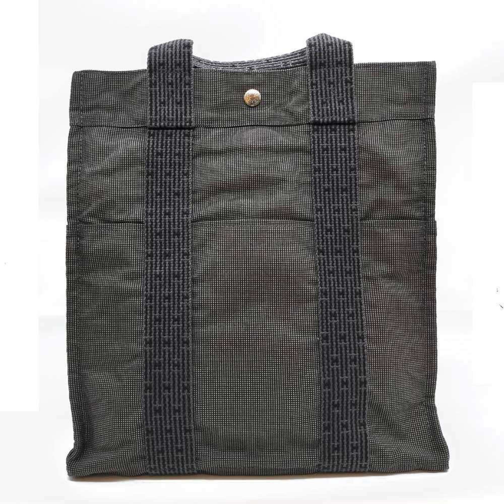 Hermes Hermes Backpack Horse Stripe Caval Color Blue Canvas 