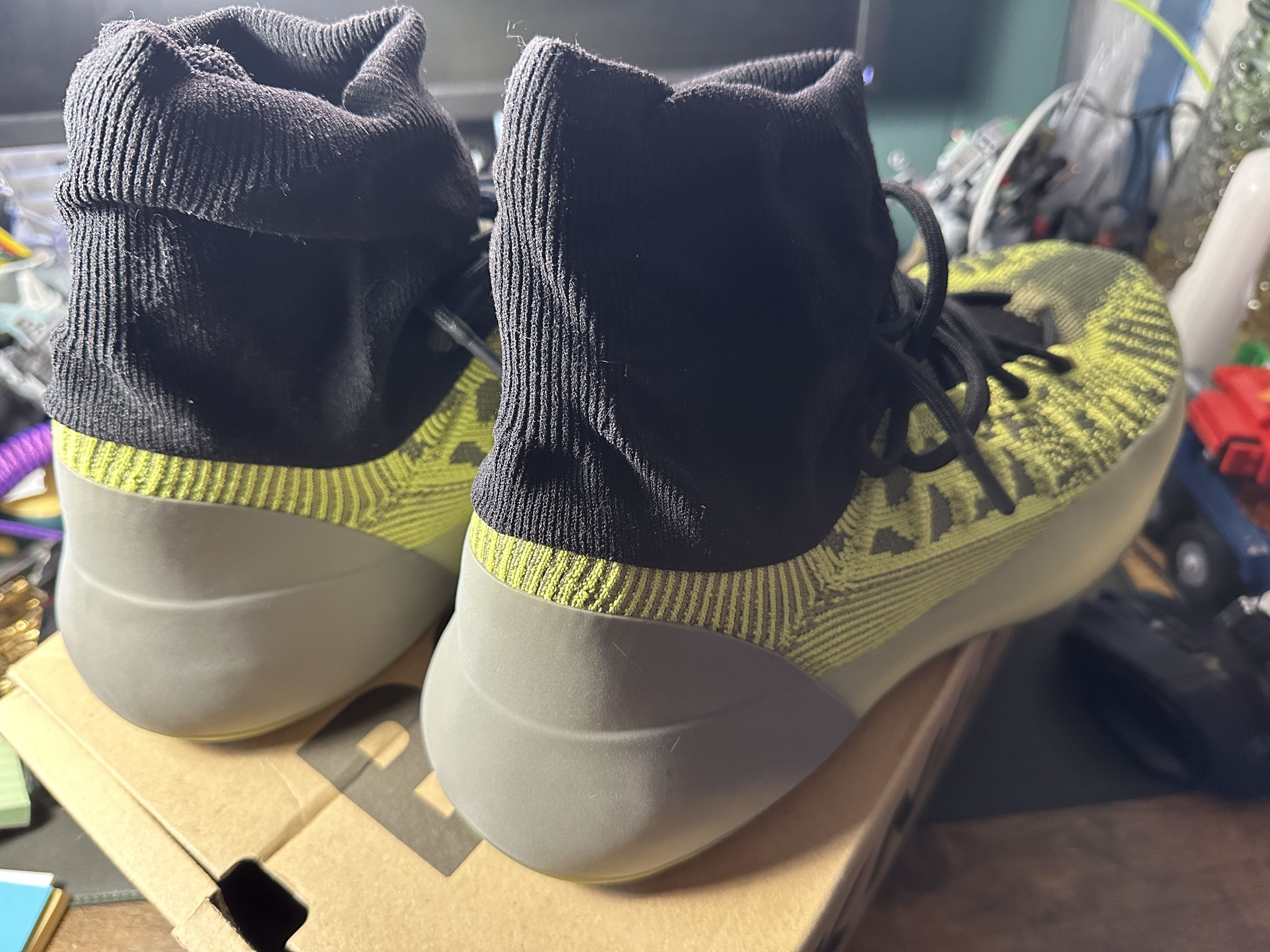 Adidas Adidas Yeezy BSKTBL Knit Energy Glow 11.5M Size US 11.5 / EU 44-45 - 4 Thumbnail
