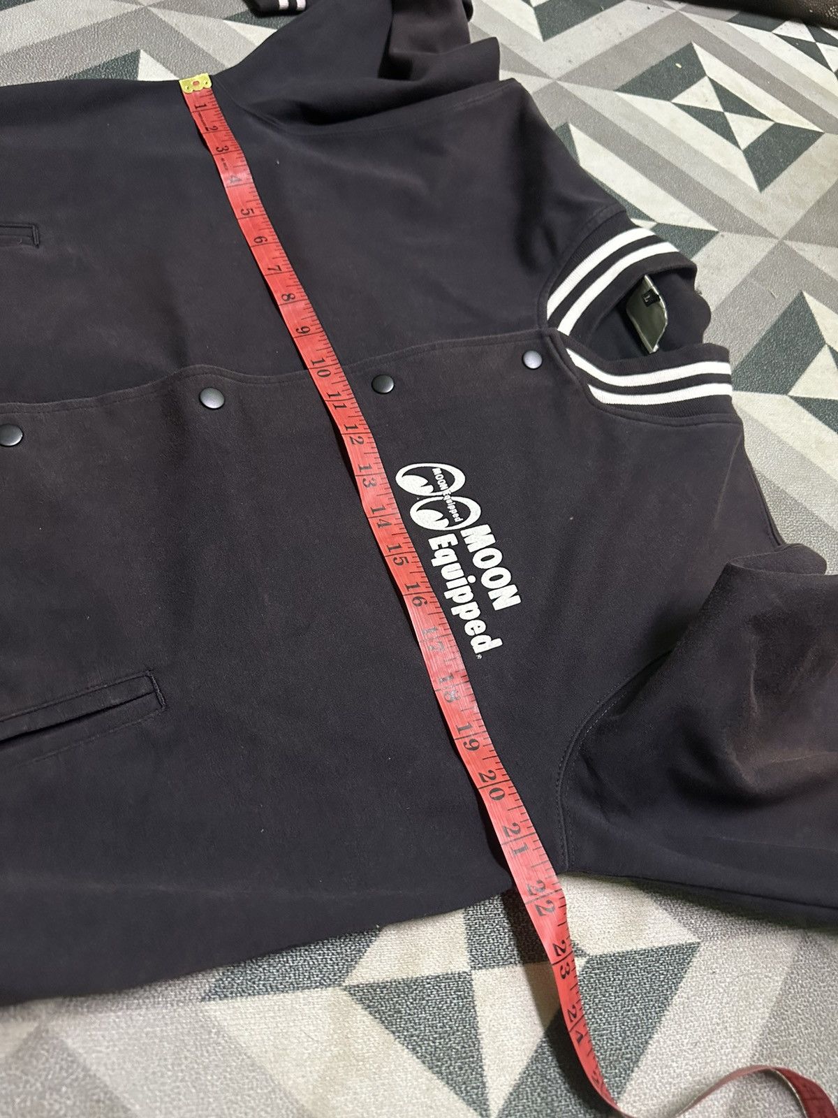Vintage MOON Equipped Logo Stadium Jacket Arrival Notice Size US L / EU 52-54 / 3 - 9 Thumbnail